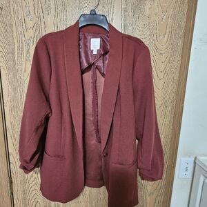 Lauren Conrad RUST Blazer XL